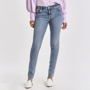 Dear John Denim Joyrich Mid Rise Cuffed Skinny Jeans